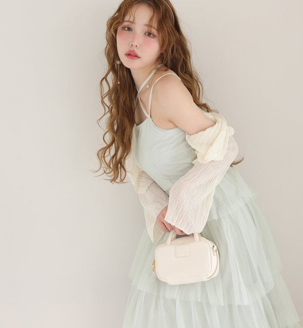  「【WEB限定リバイバル】ティアードチュールワンピース」|ワンピース|