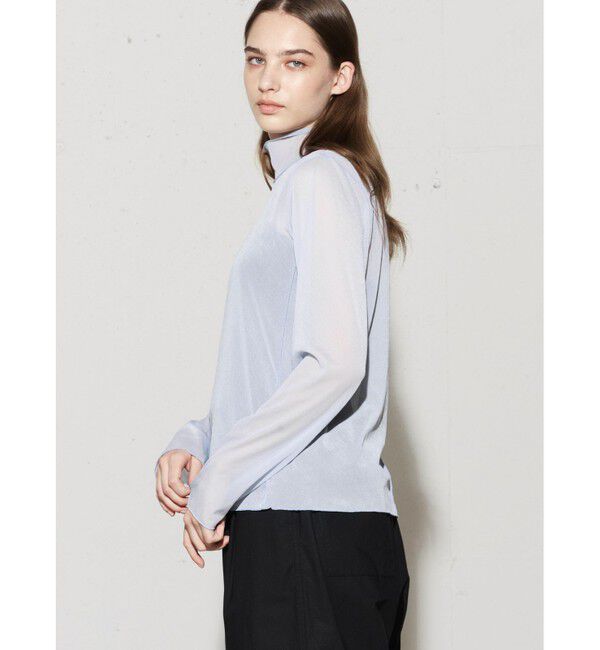 MIDIUMISOLID「MIDIUMISOLID for Ladies シアーハイネックインナー」|Tシャツ・カットソー|