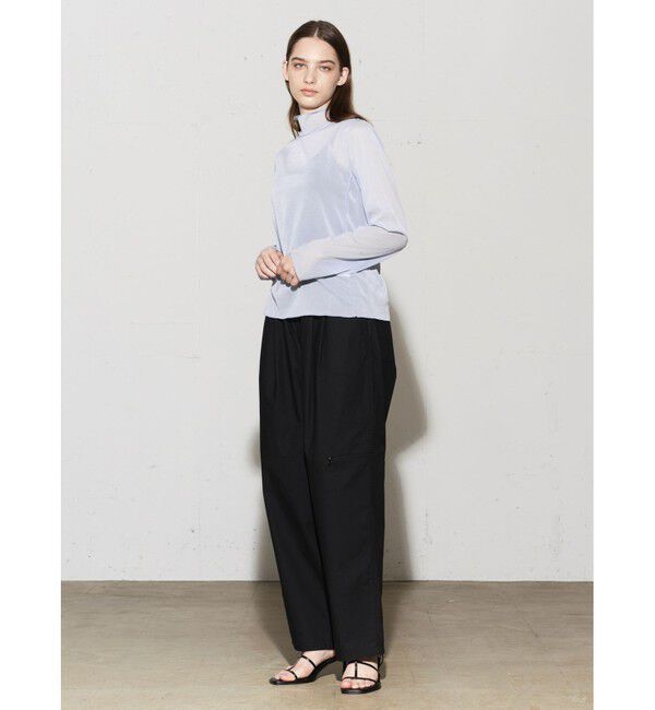 MIDIUMISOLID「MIDIUMISOLID for Ladies シアーハイネックインナー」|Tシャツ・カットソー|