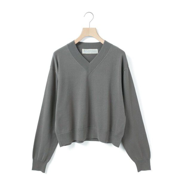 MidiUmi「MidiUmi Vネックニットプルオーバー」|ニット・セーター|