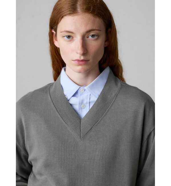 MidiUmi「MidiUmi Vネックニットプルオーバー」|ニット・セーター|