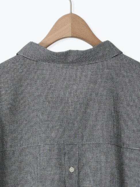 Samansa Mos2「後ろ釦スキッパーチュニック」|シャツ・ブラウス|