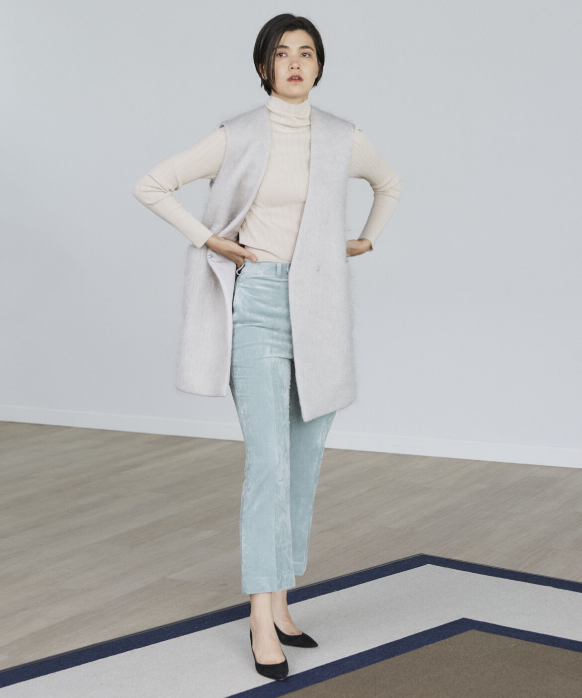 INED「ベルラインベロアパンツ《la veille by SUPERIOR CLOSET》」|その他|