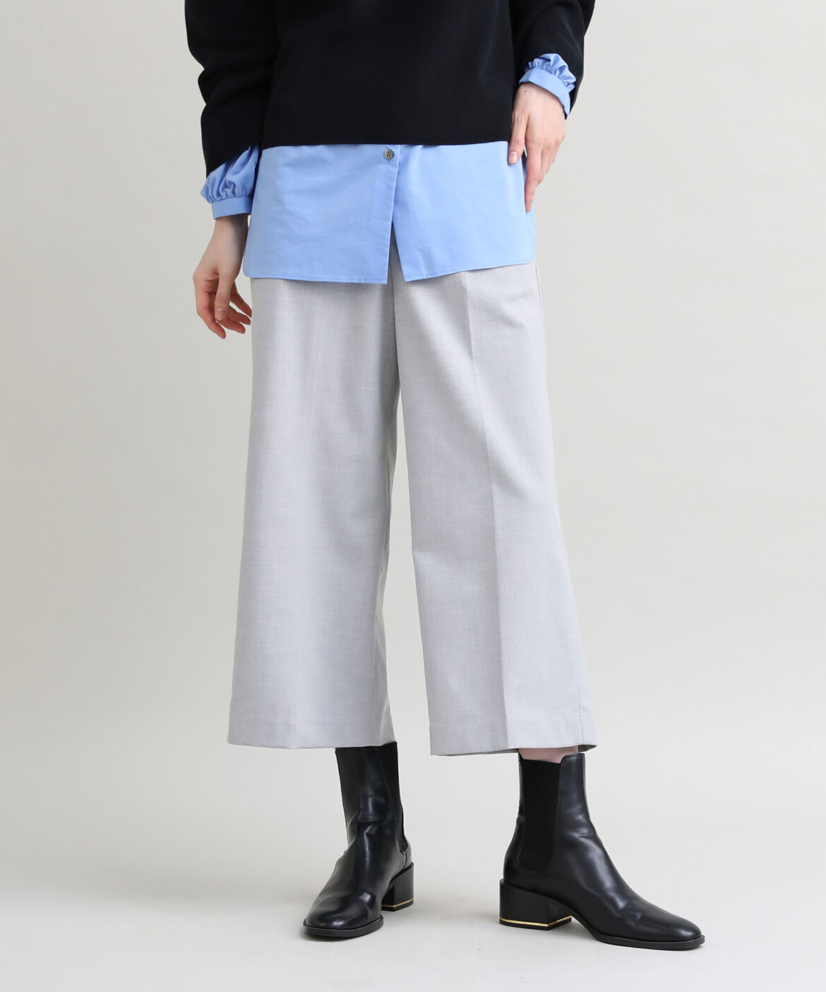 DAY by DAY it&rsquo;s international「ベーシックワイドクロップドパンツ」|その他|グレー1