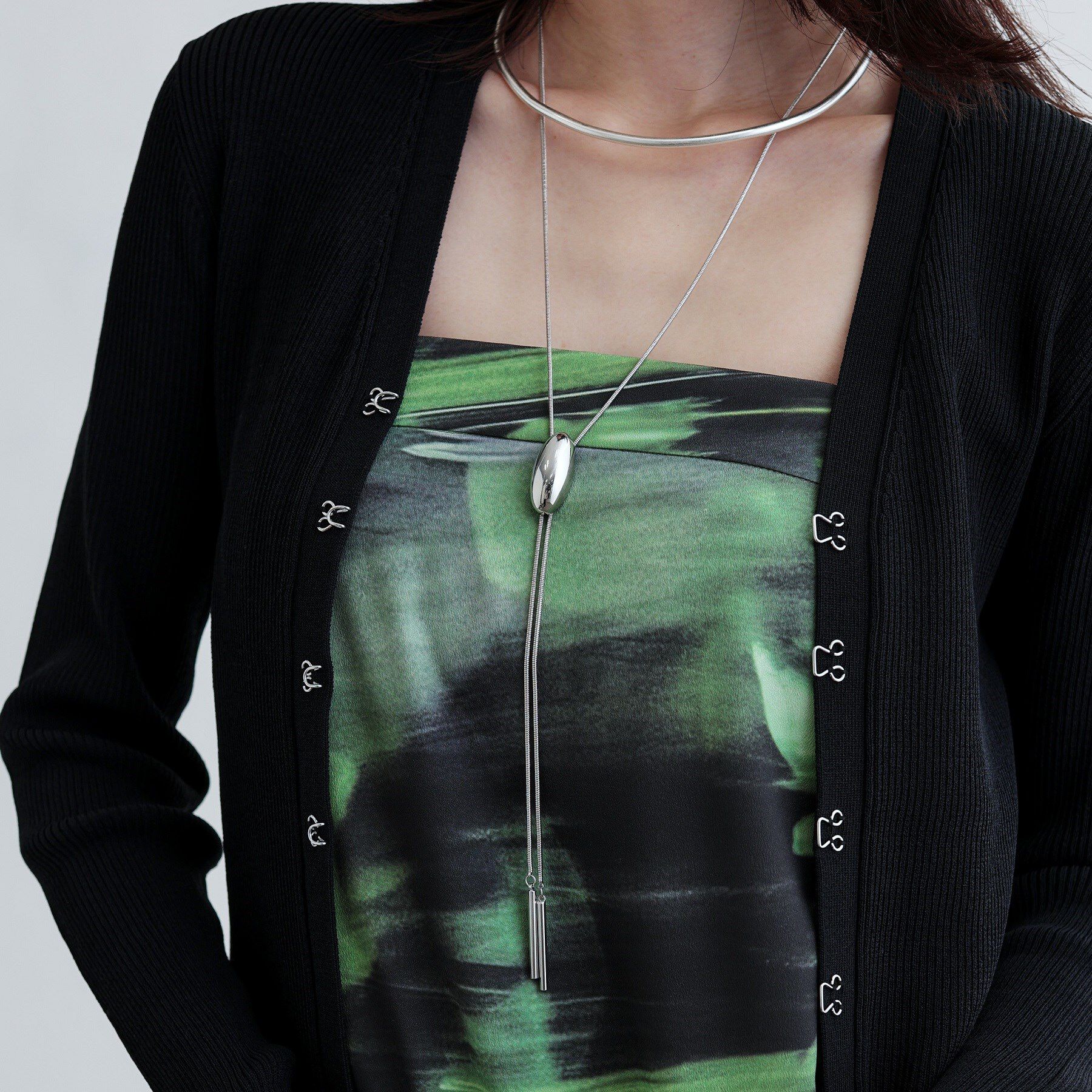 GALLEST「ナローリブカーディガン」|カーディガン|