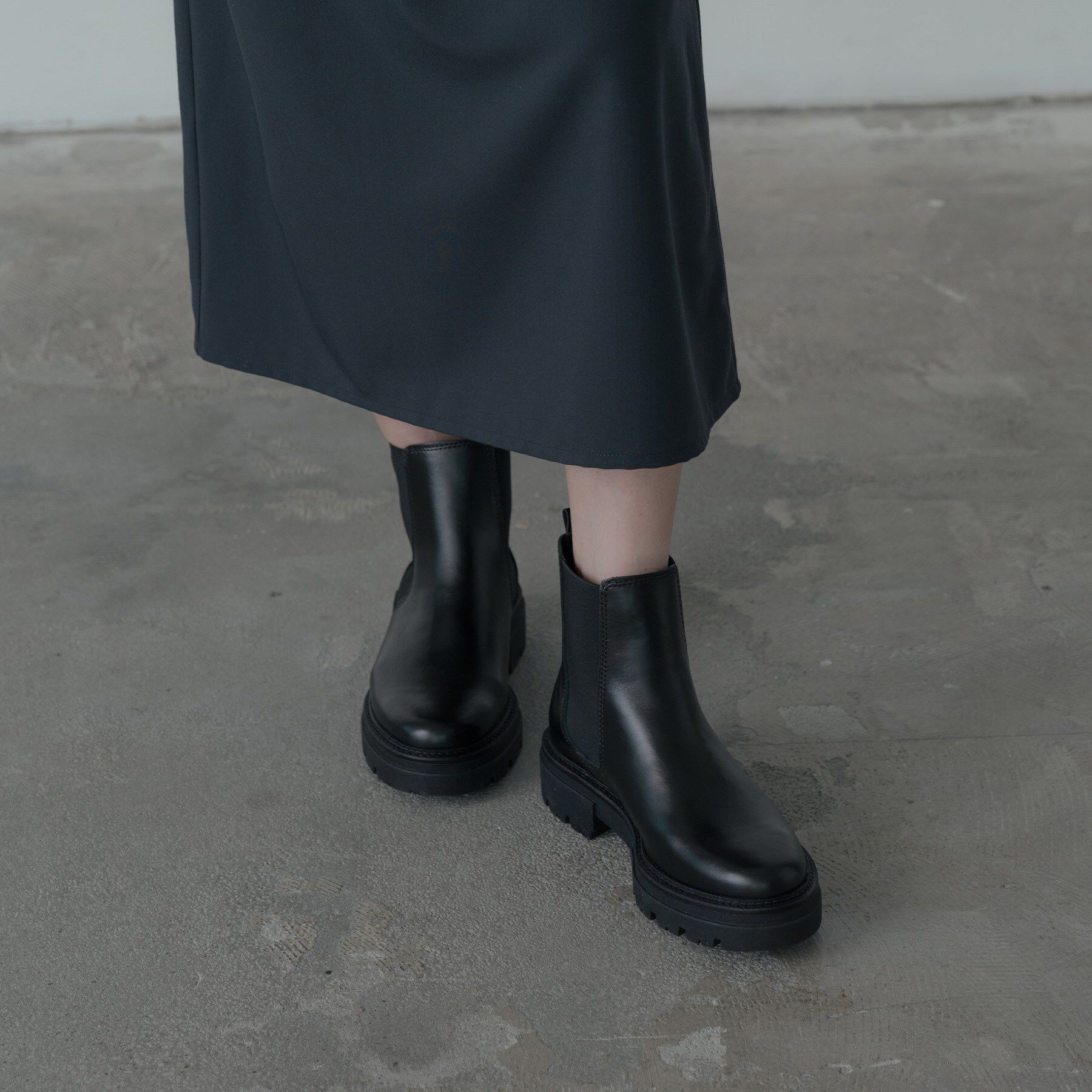 GALLEST「【ENESS】チェルシーブーツ」|ショートブーツ|