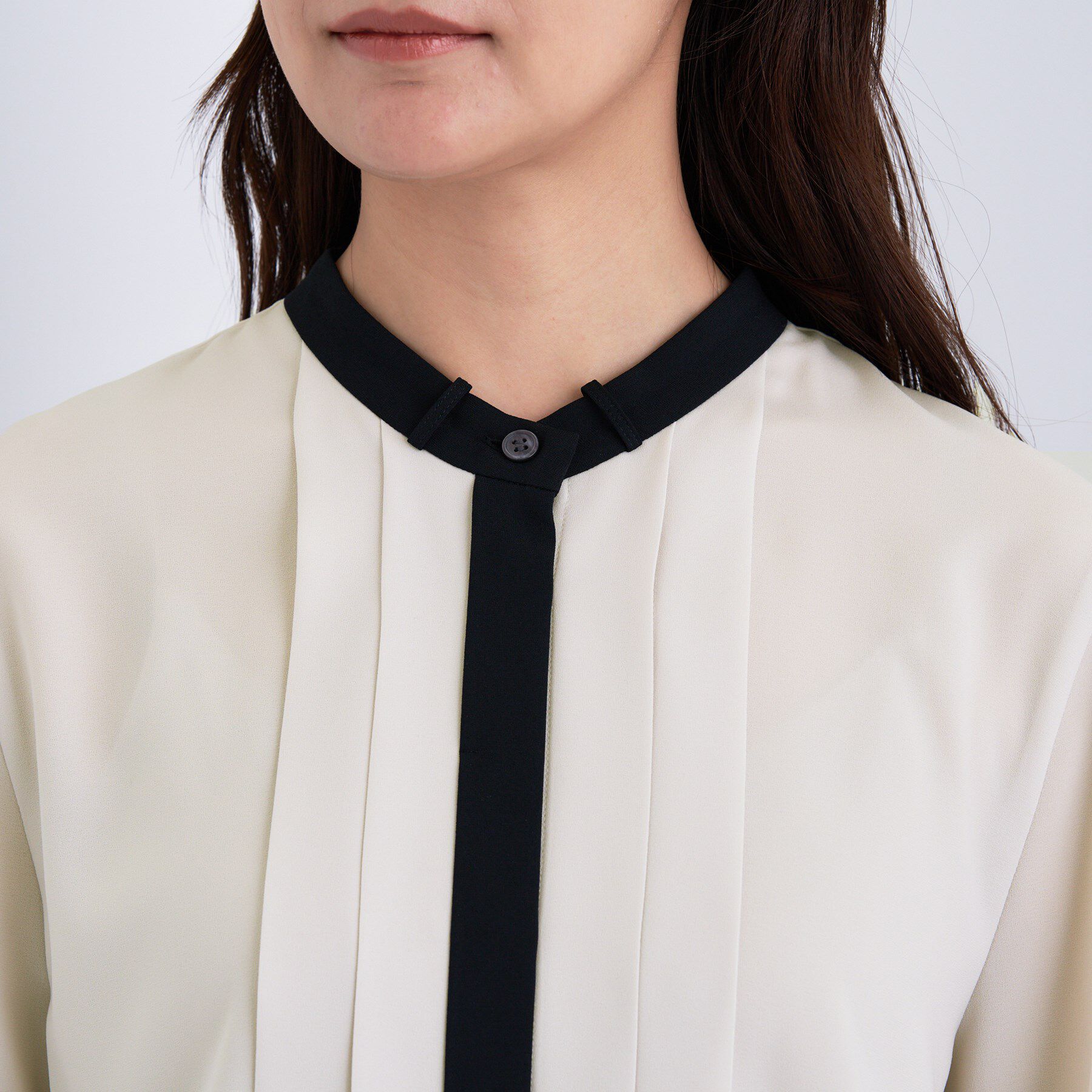 INDIVI「【きれいめ／オフィス／セレモニー】2WAYリボンタイブラウス」|シャツ・ブラウス|