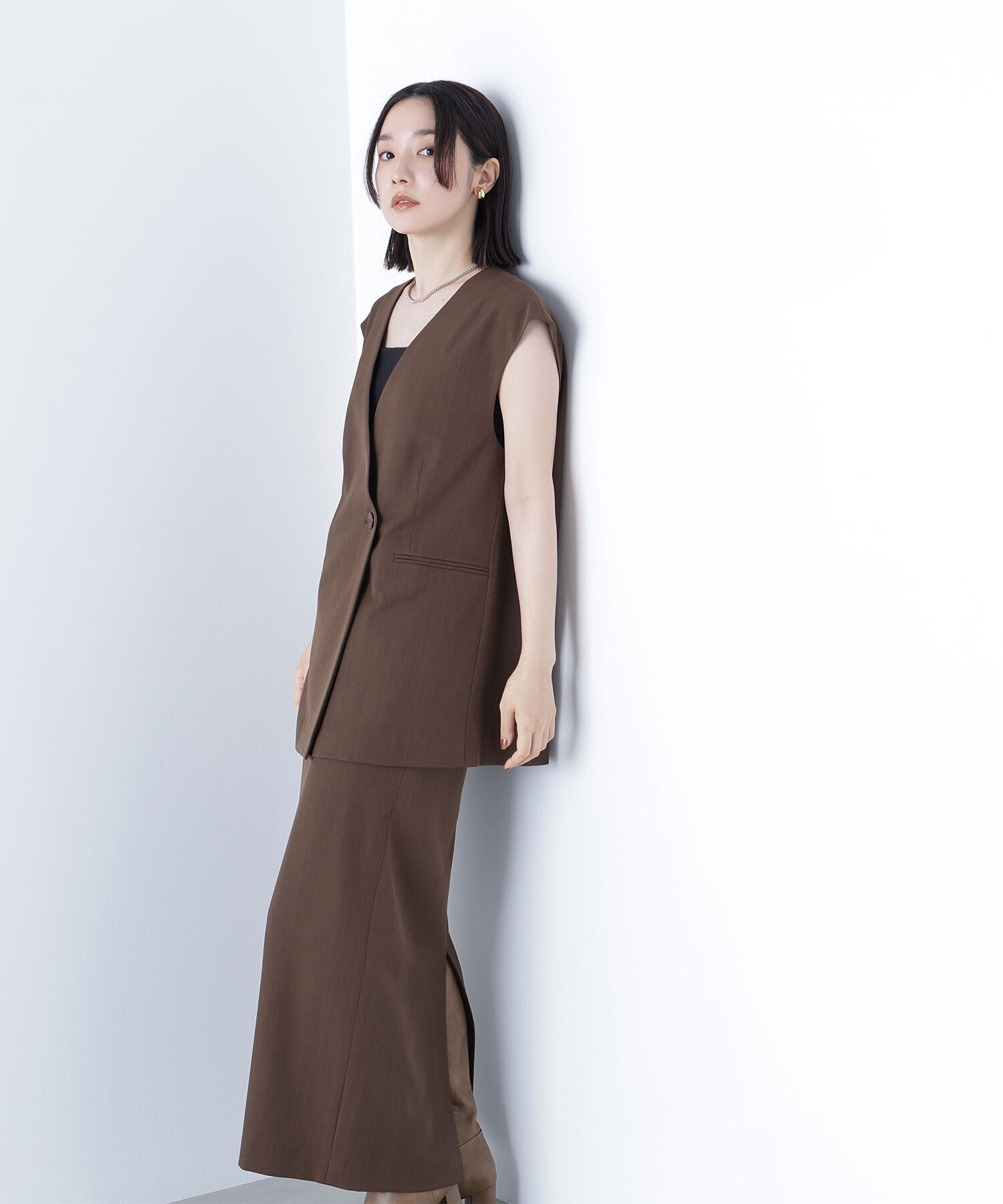  「ボクシージレ＆ナロースカート」|ワンピース|