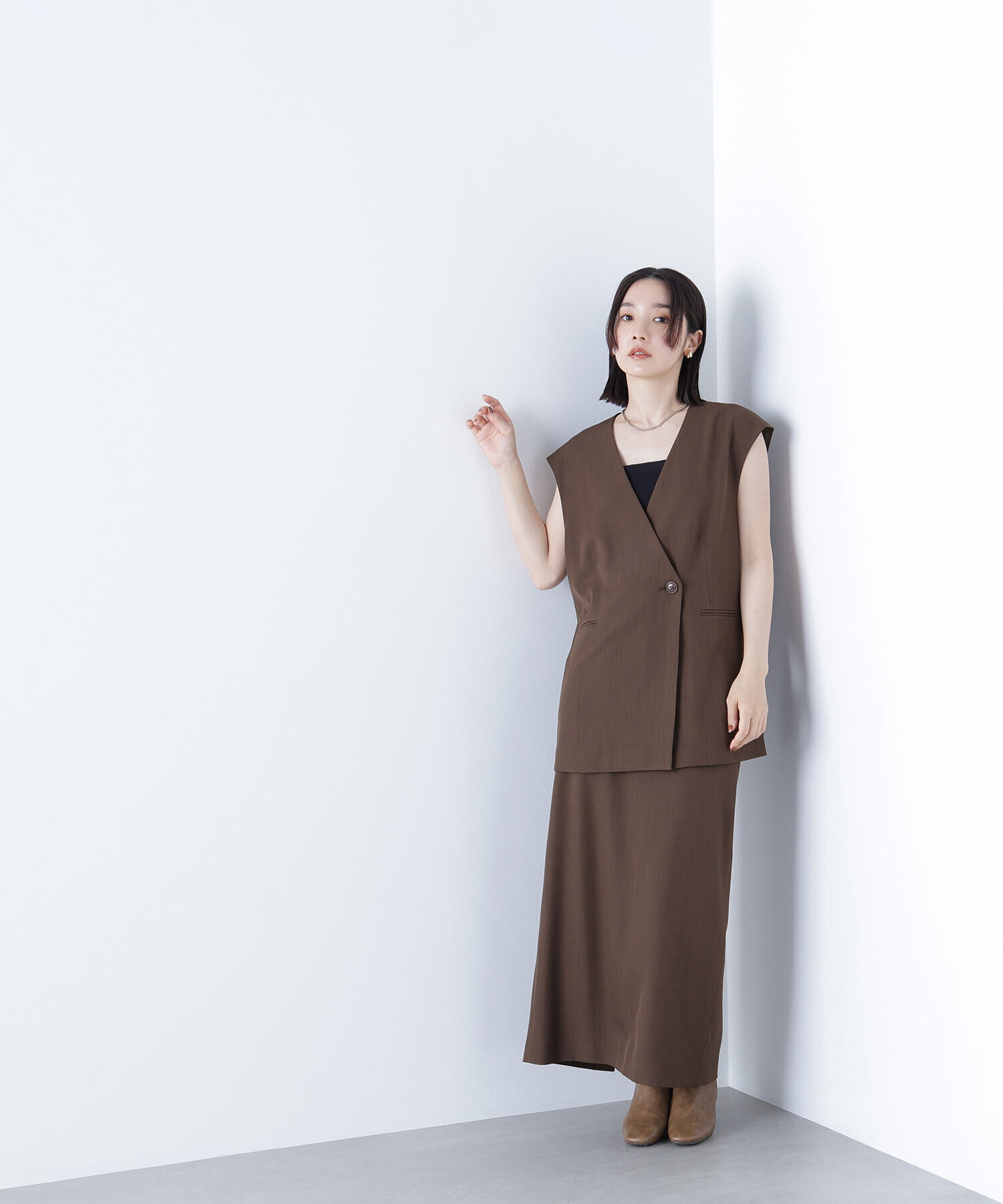  「ボクシージレ＆ナロースカート」|ワンピース|