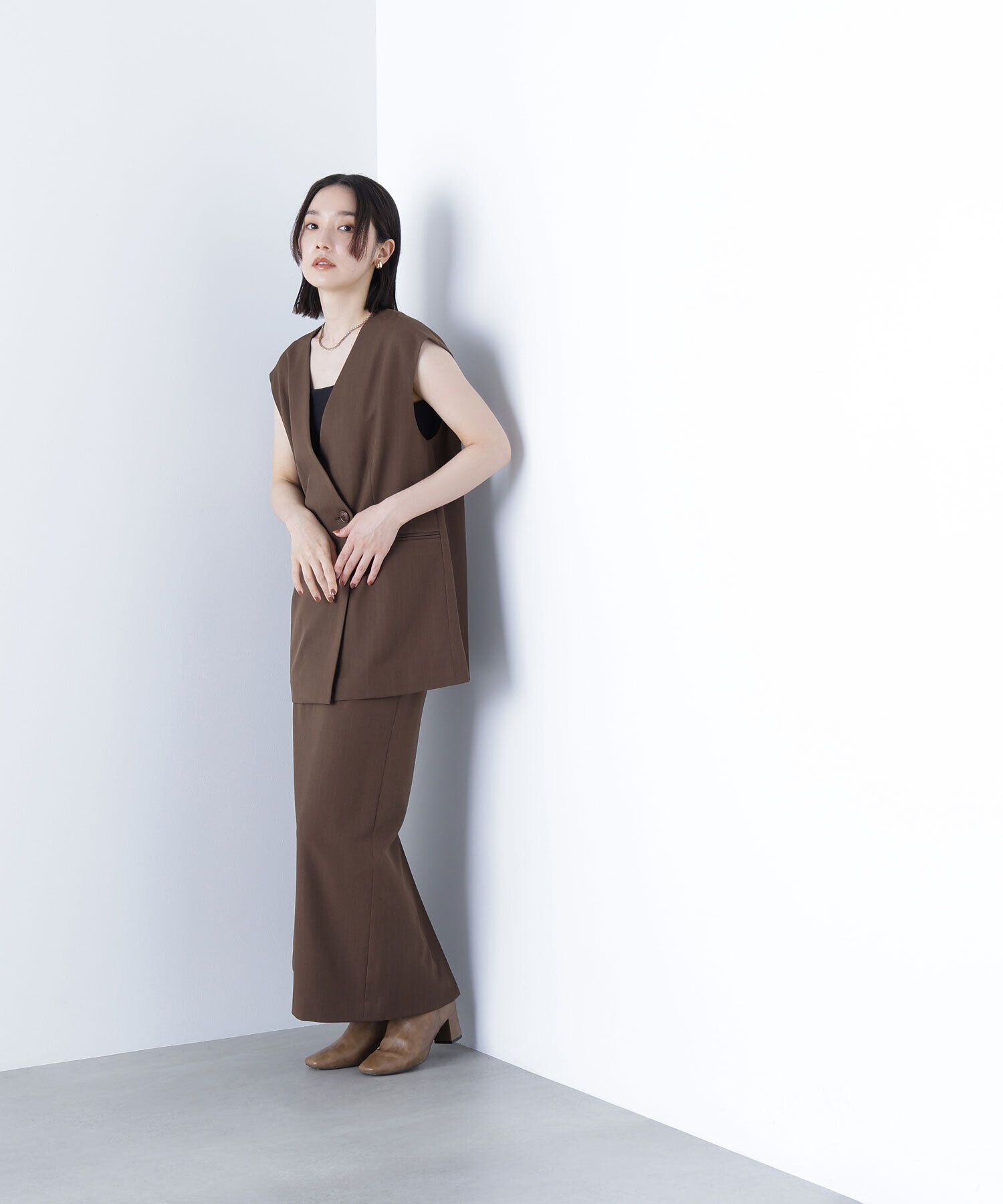  「ボクシージレ＆ナロースカート」|ワンピース|