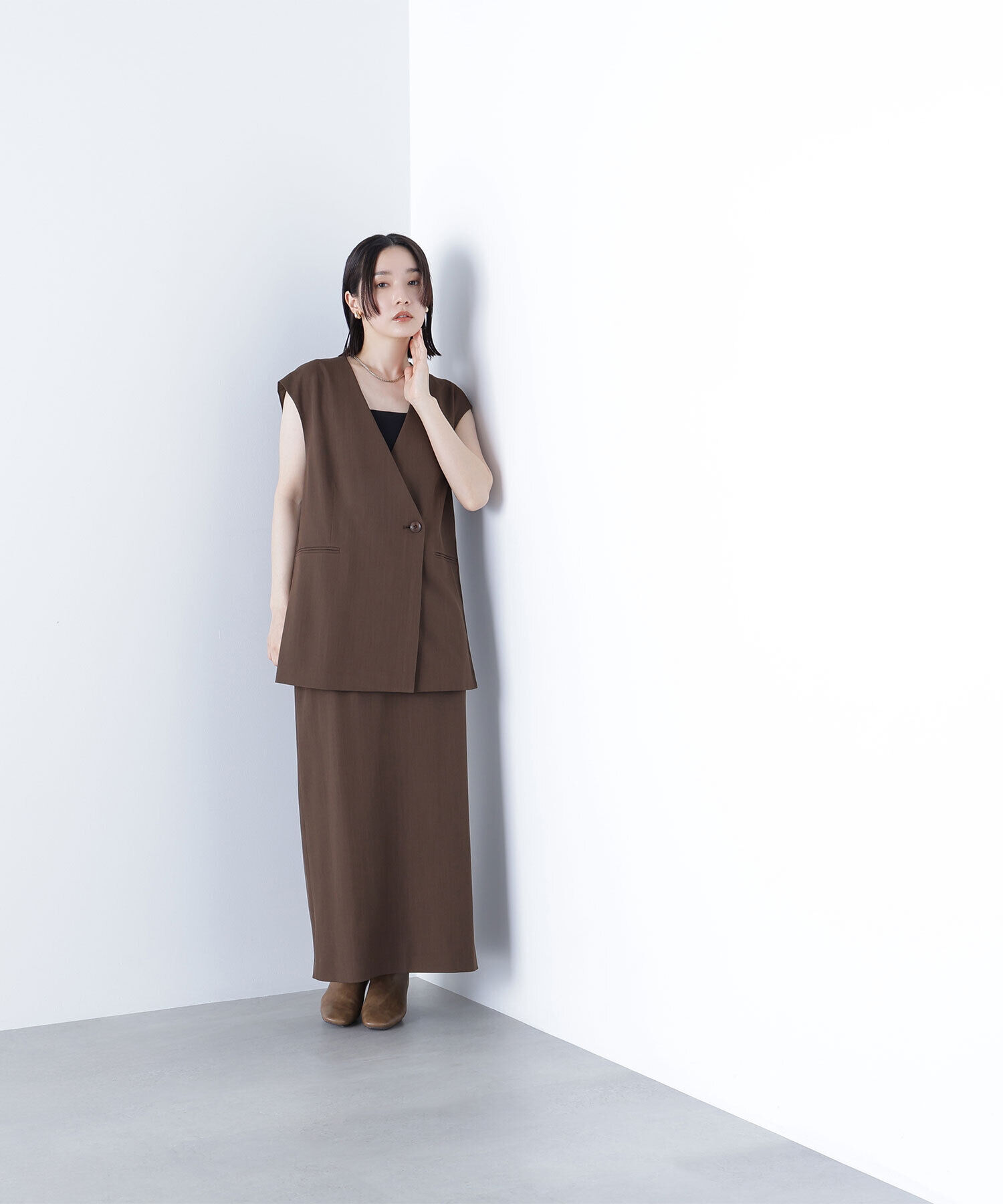  「ボクシージレ＆ナロースカート」|ワンピース|