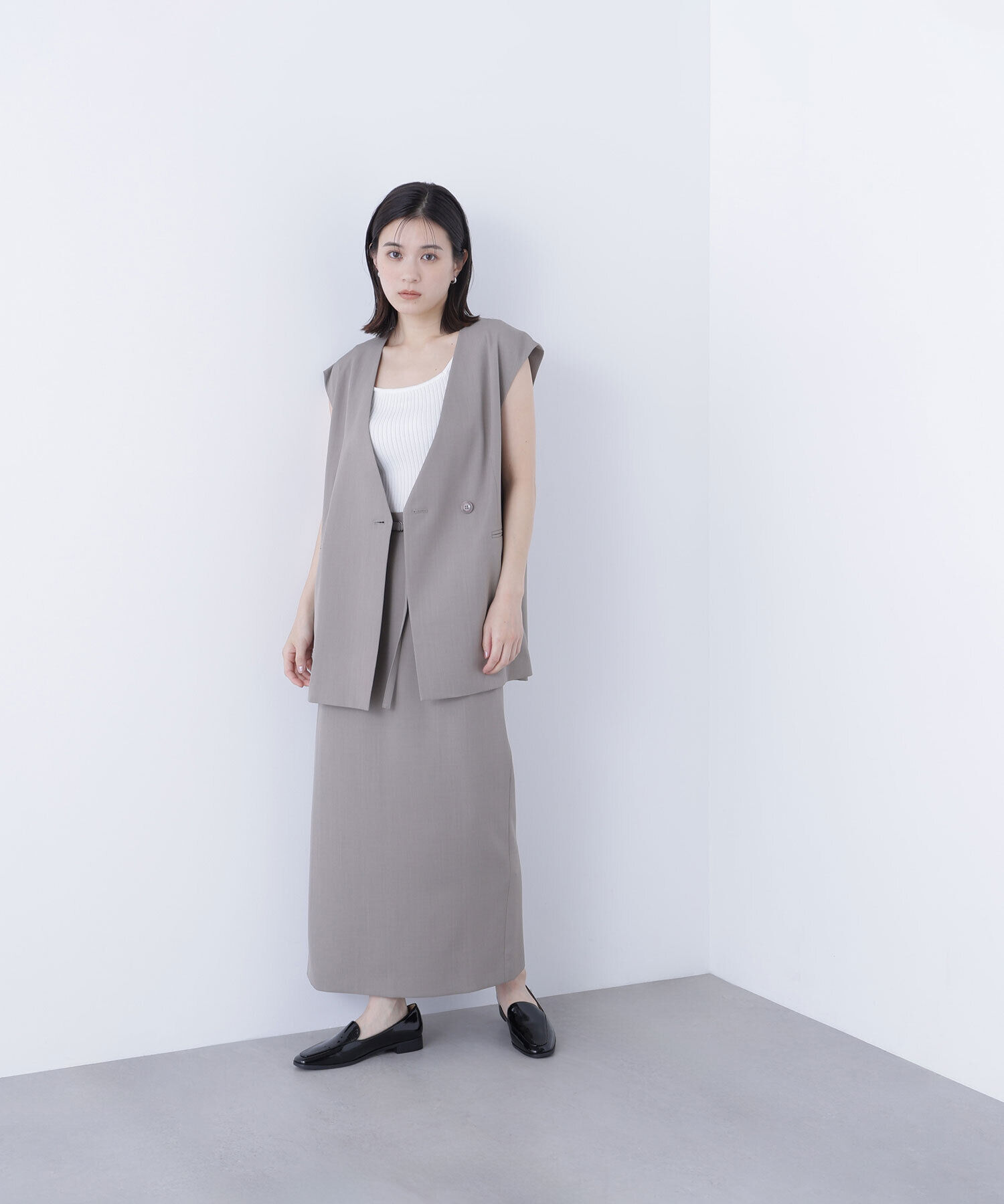  「ボクシージレ＆ナロースカート」|ワンピース|