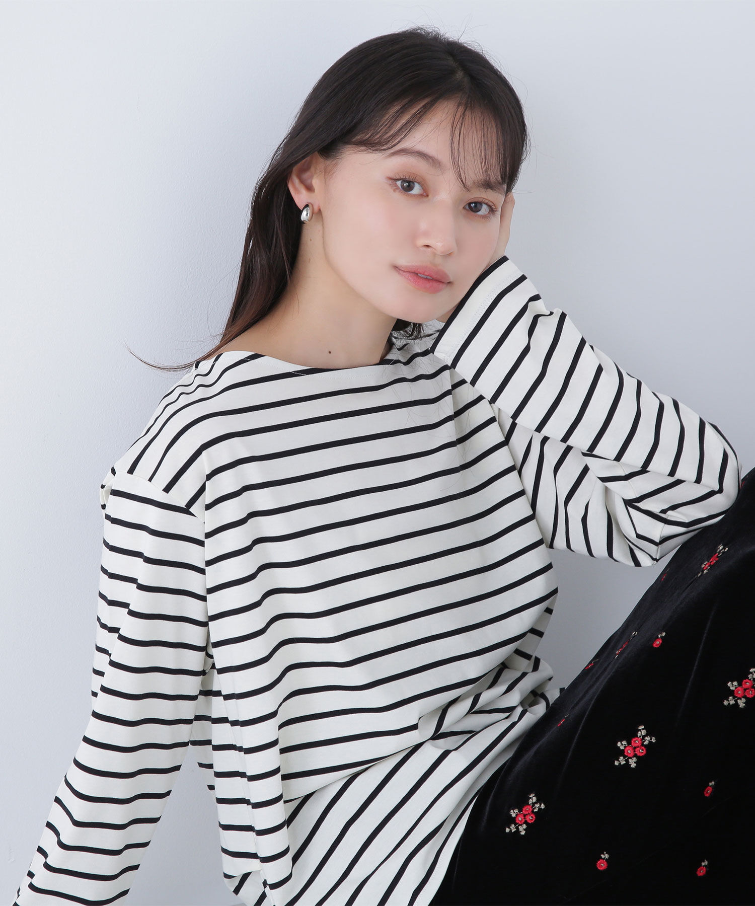  「ボーダーカットソー」|Tシャツ・カットソー|オフ&times;ブラッ  2