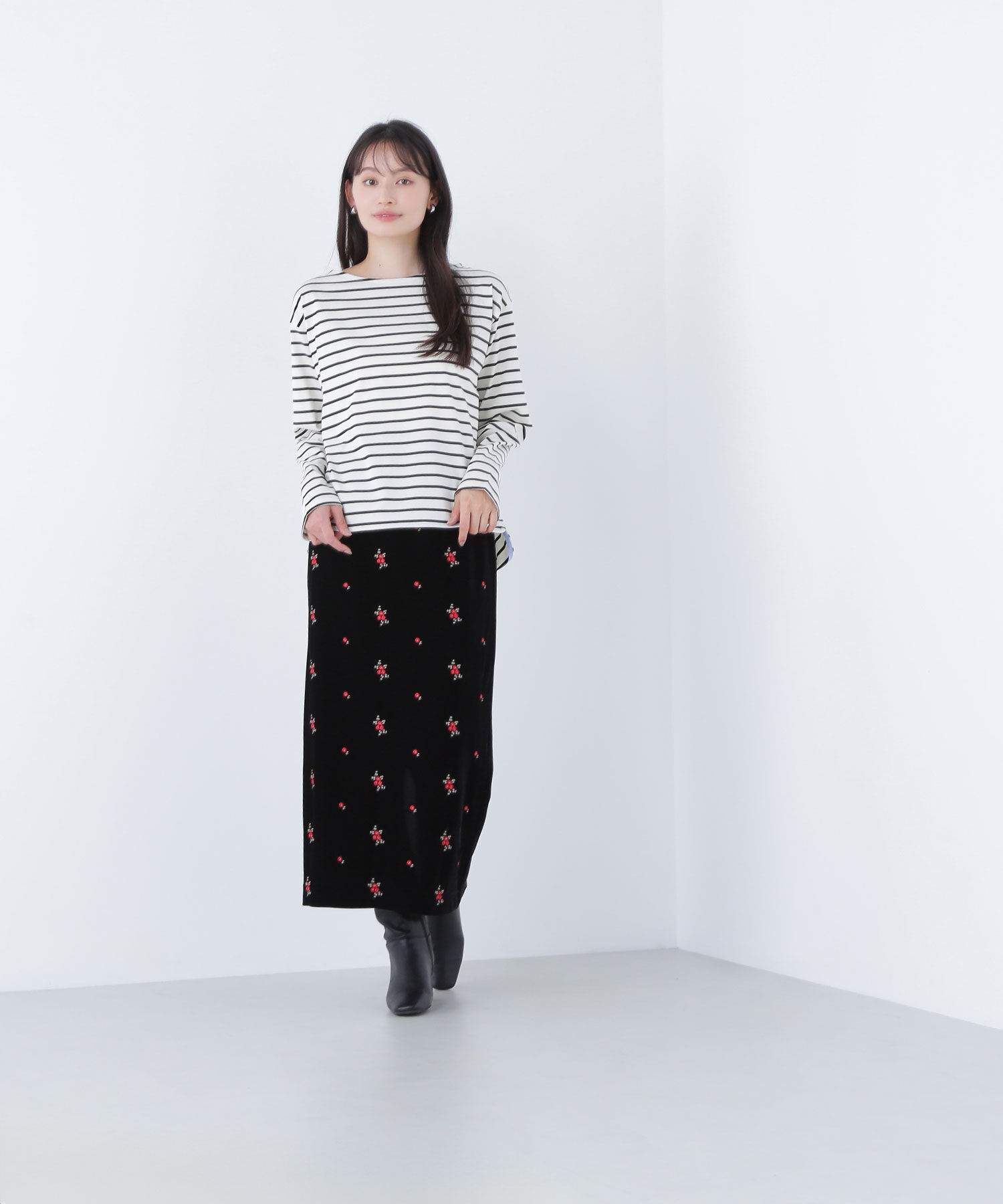  「ボーダーカットソー」|Tシャツ・カットソー|