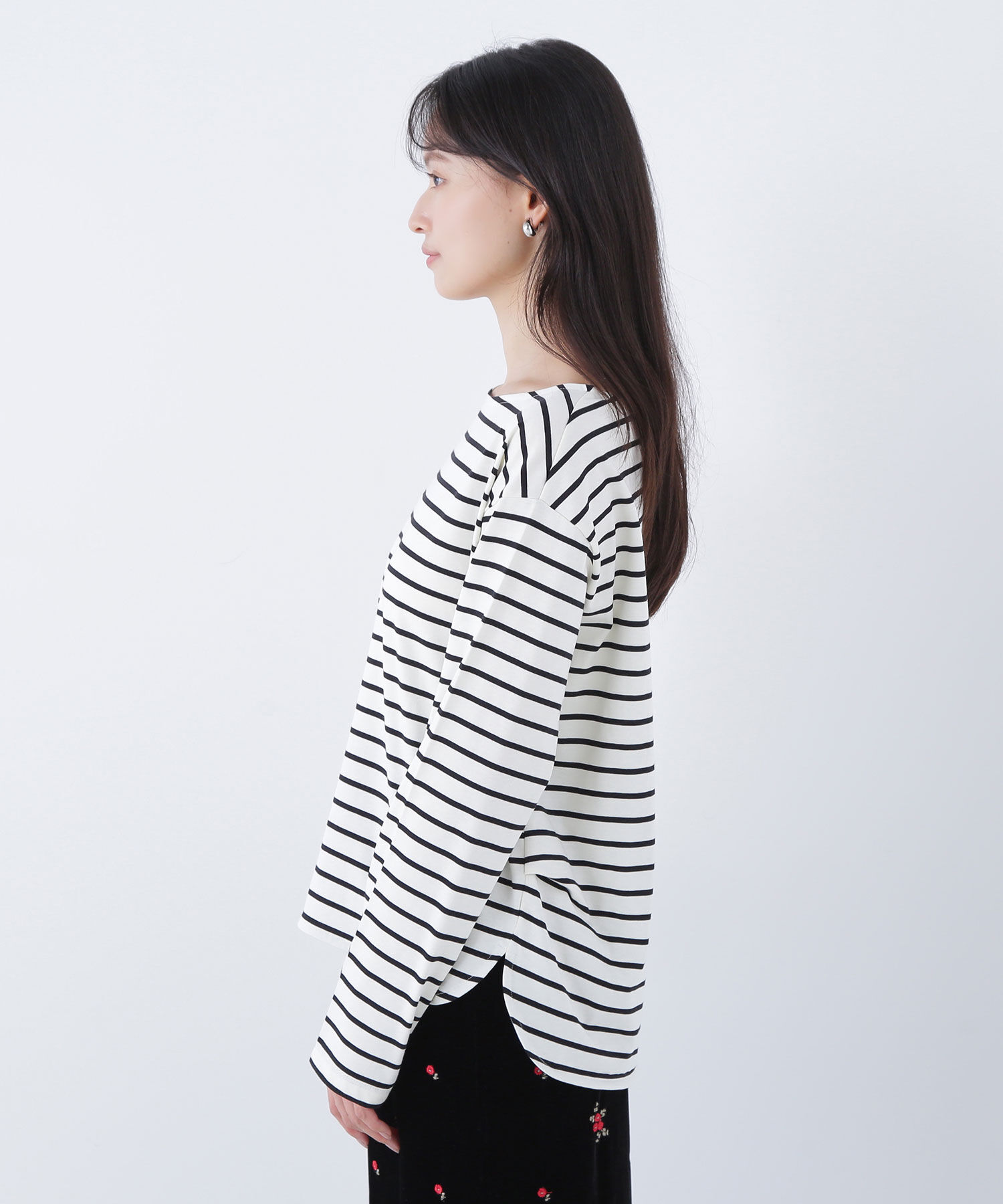  「ボーダーカットソー」|Tシャツ・カットソー|