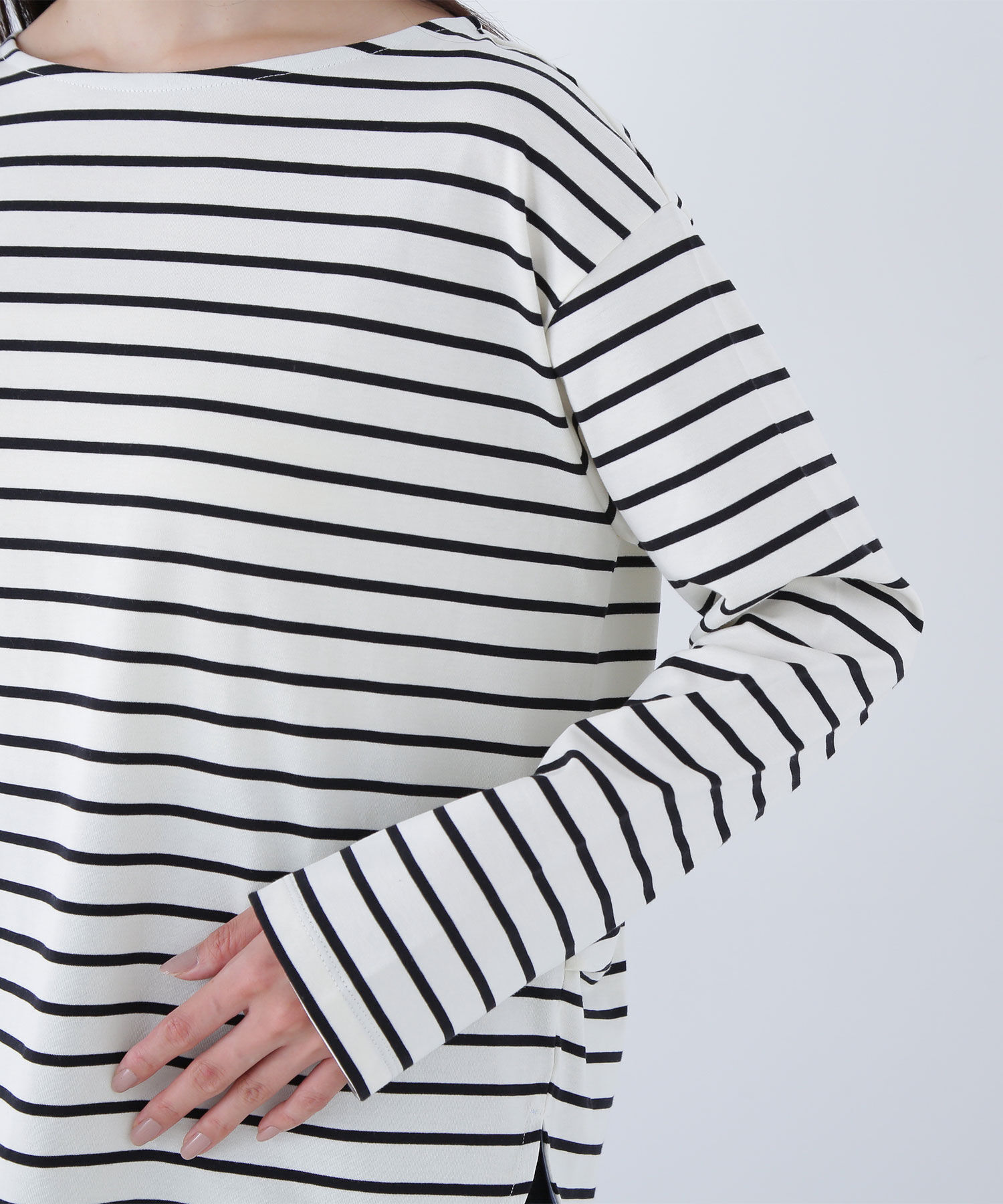  「ボーダーカットソー」|Tシャツ・カットソー|