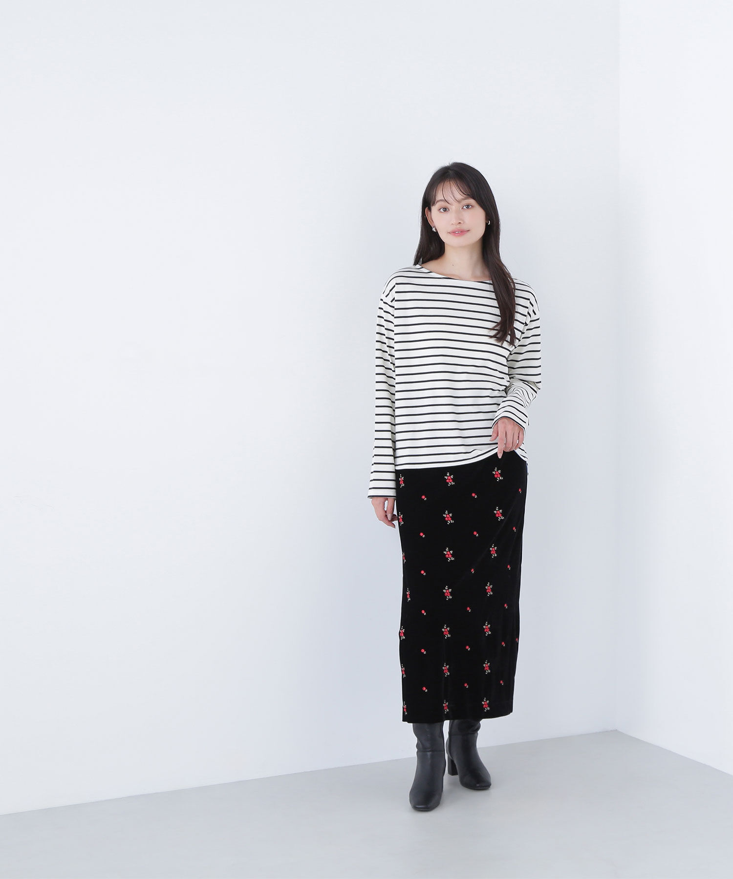  「ボーダーカットソー」|Tシャツ・カットソー|