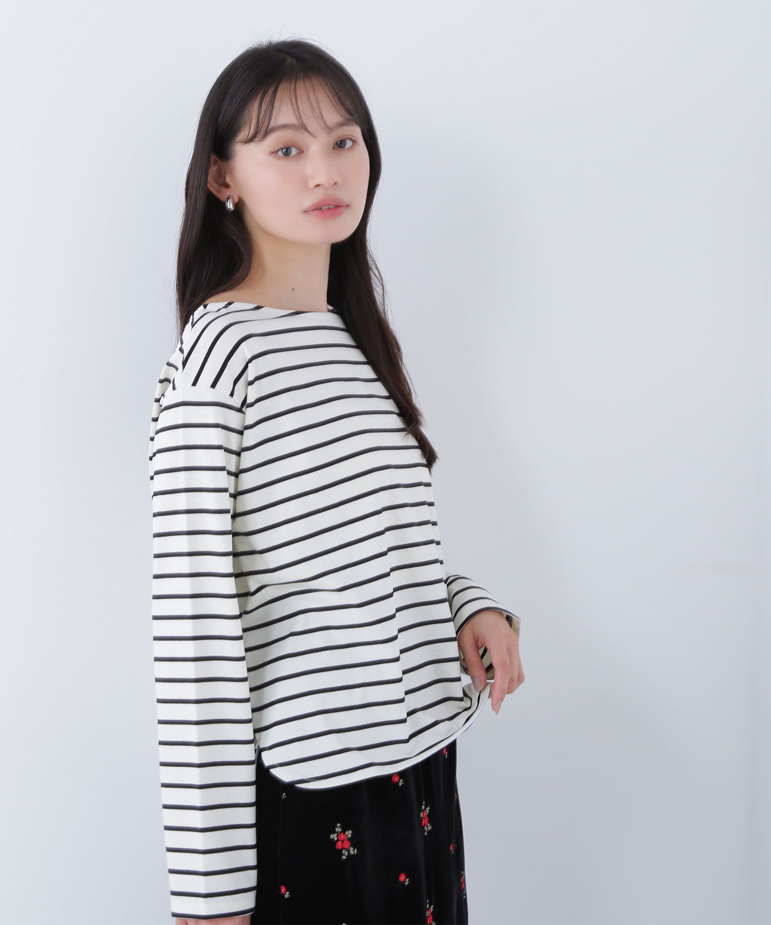  「ボーダーカットソー」|Tシャツ・カットソー|