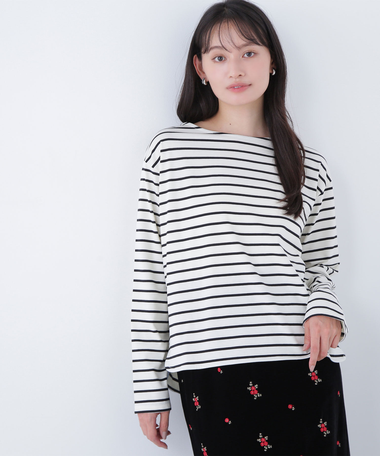  「ボーダーカットソー」|Tシャツ・カットソー|