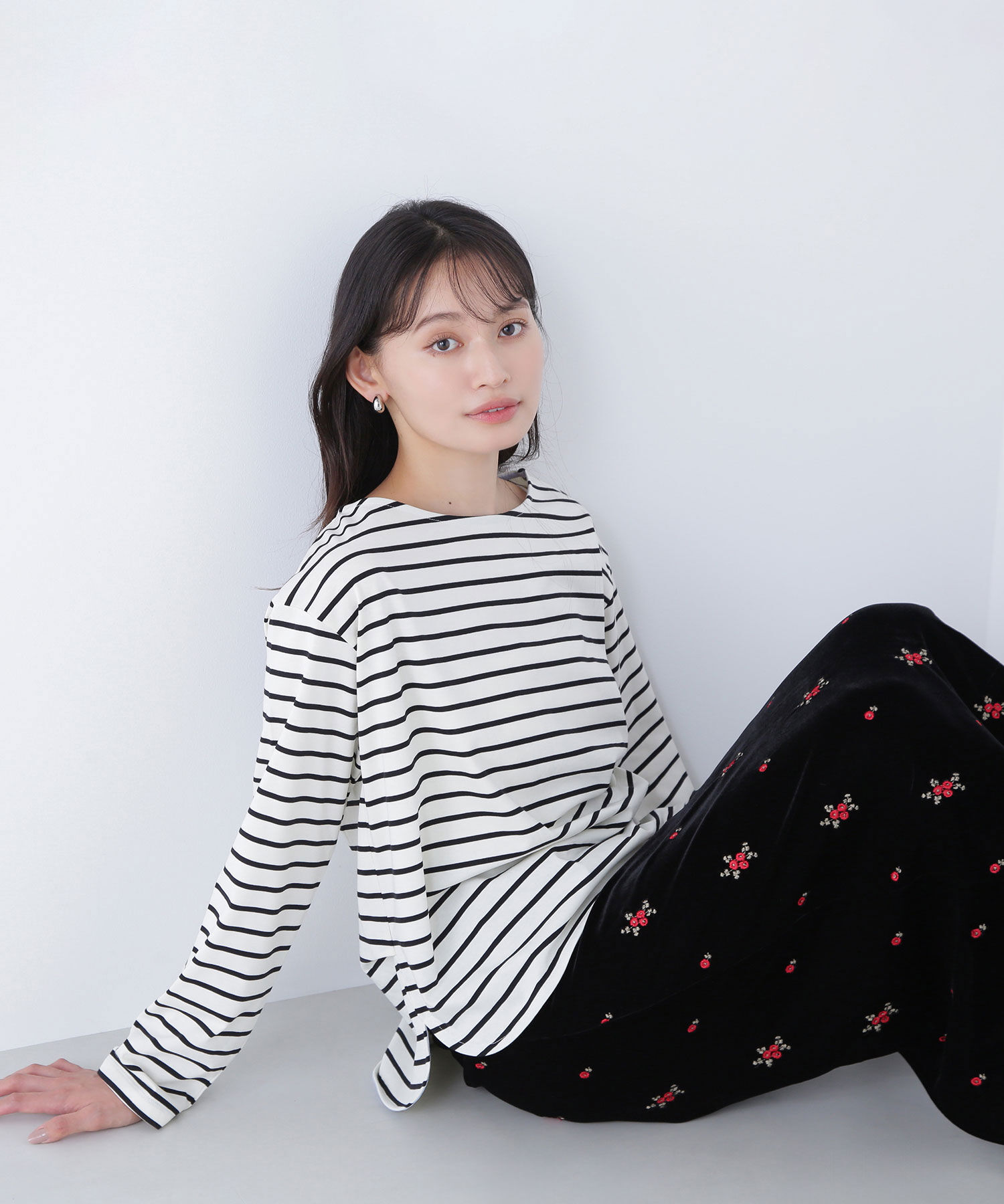  「ボーダーカットソー」|Tシャツ・カットソー|