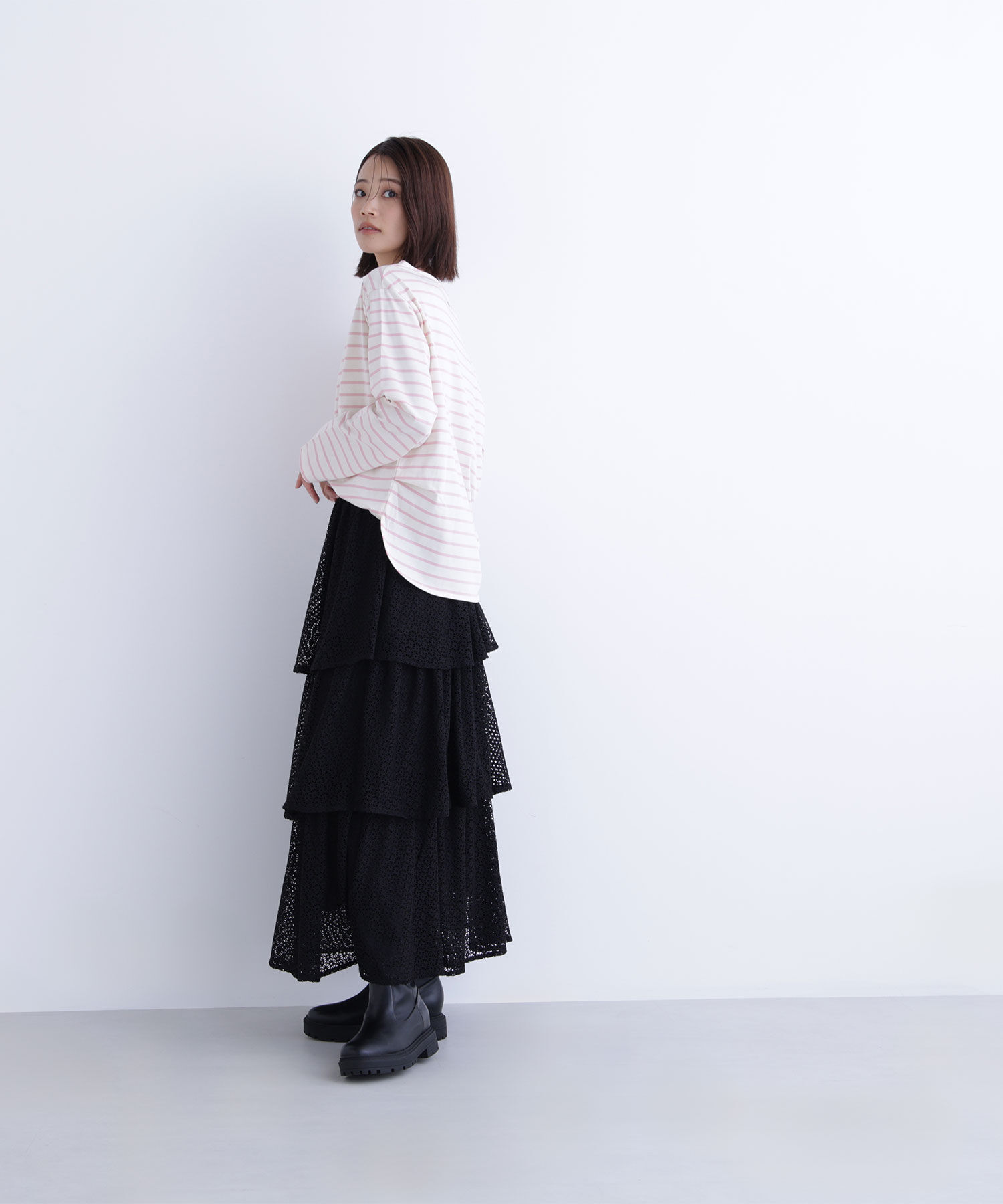  「ボーダーカットソー」|Tシャツ・カットソー|