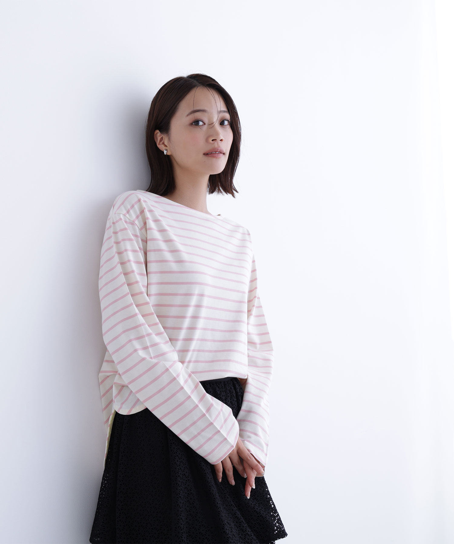  「ボーダーカットソー」|Tシャツ・カットソー|