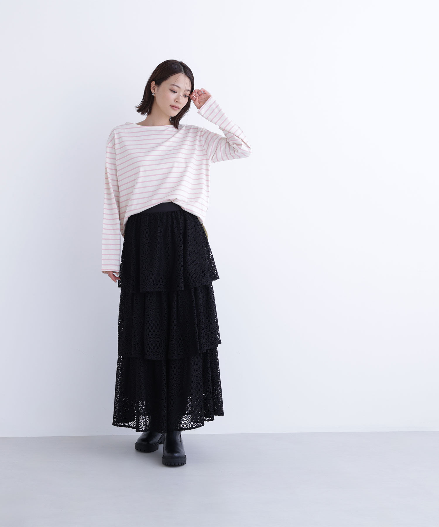  「ボーダーカットソー」|Tシャツ・カットソー|