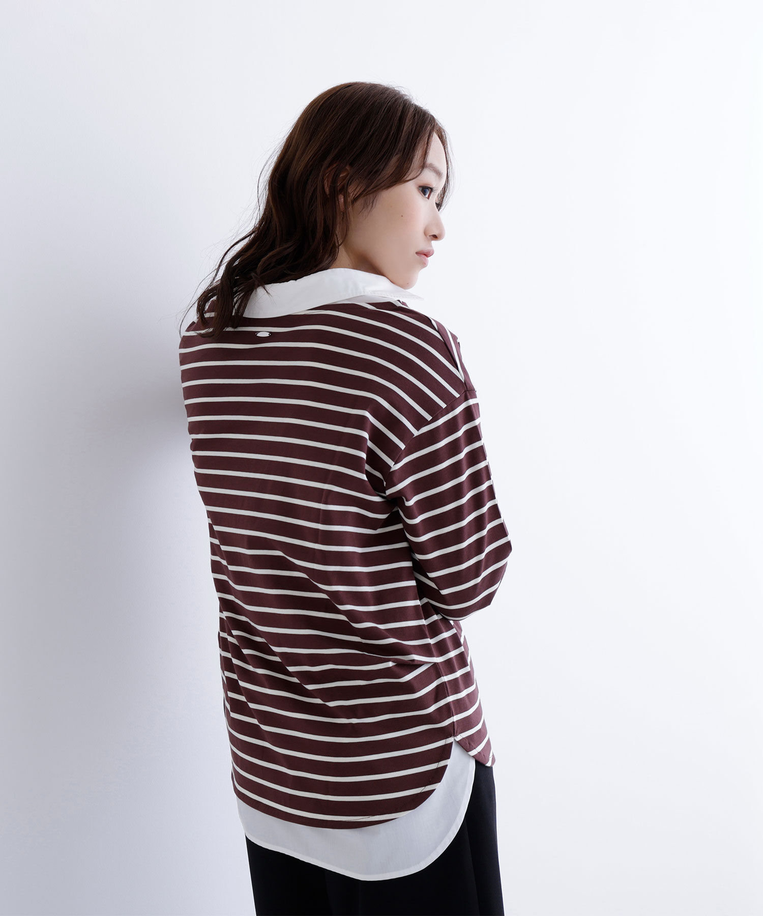  「ボーダーカットソー」|Tシャツ・カットソー|