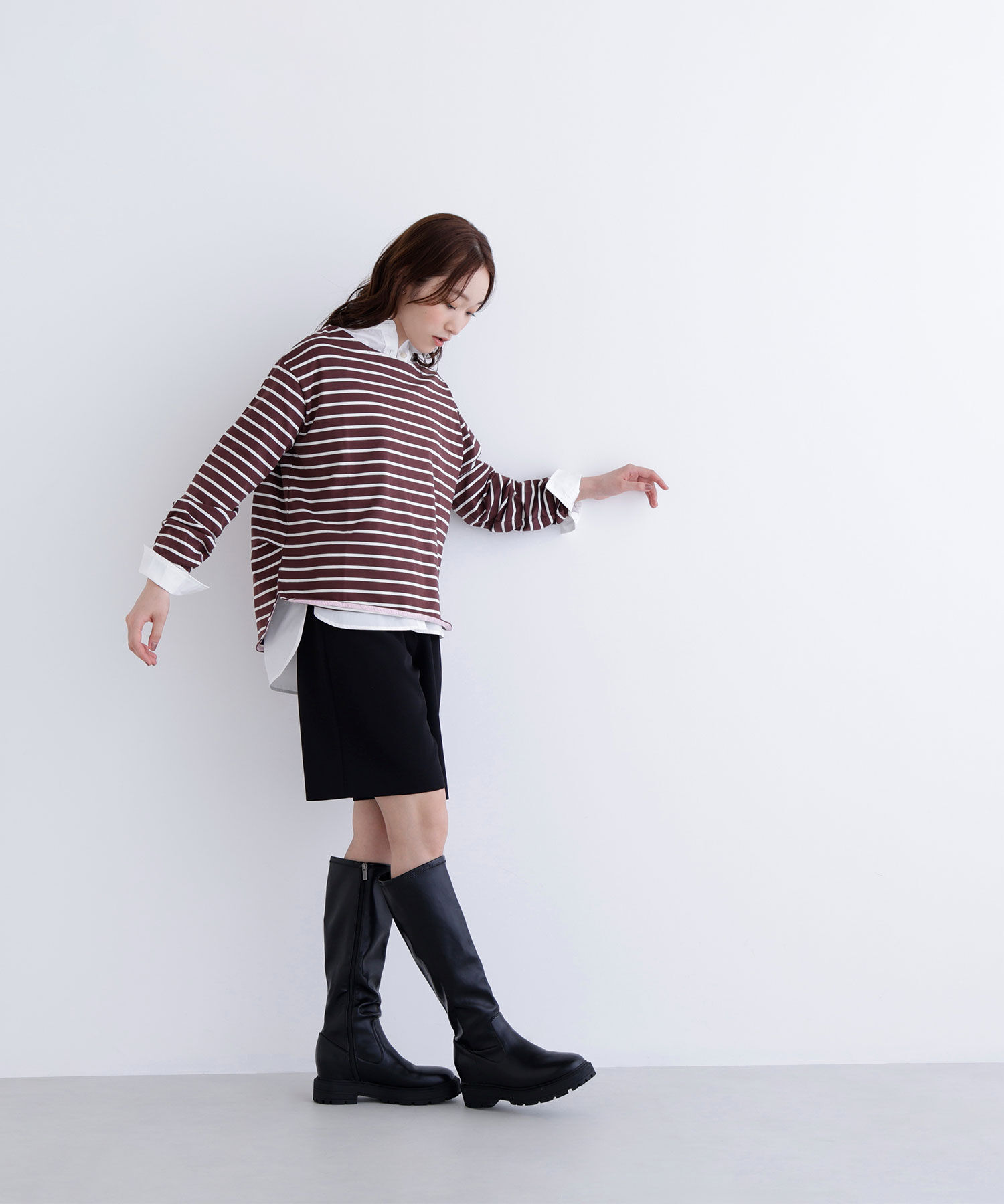  「ボーダーカットソー」|Tシャツ・カットソー|