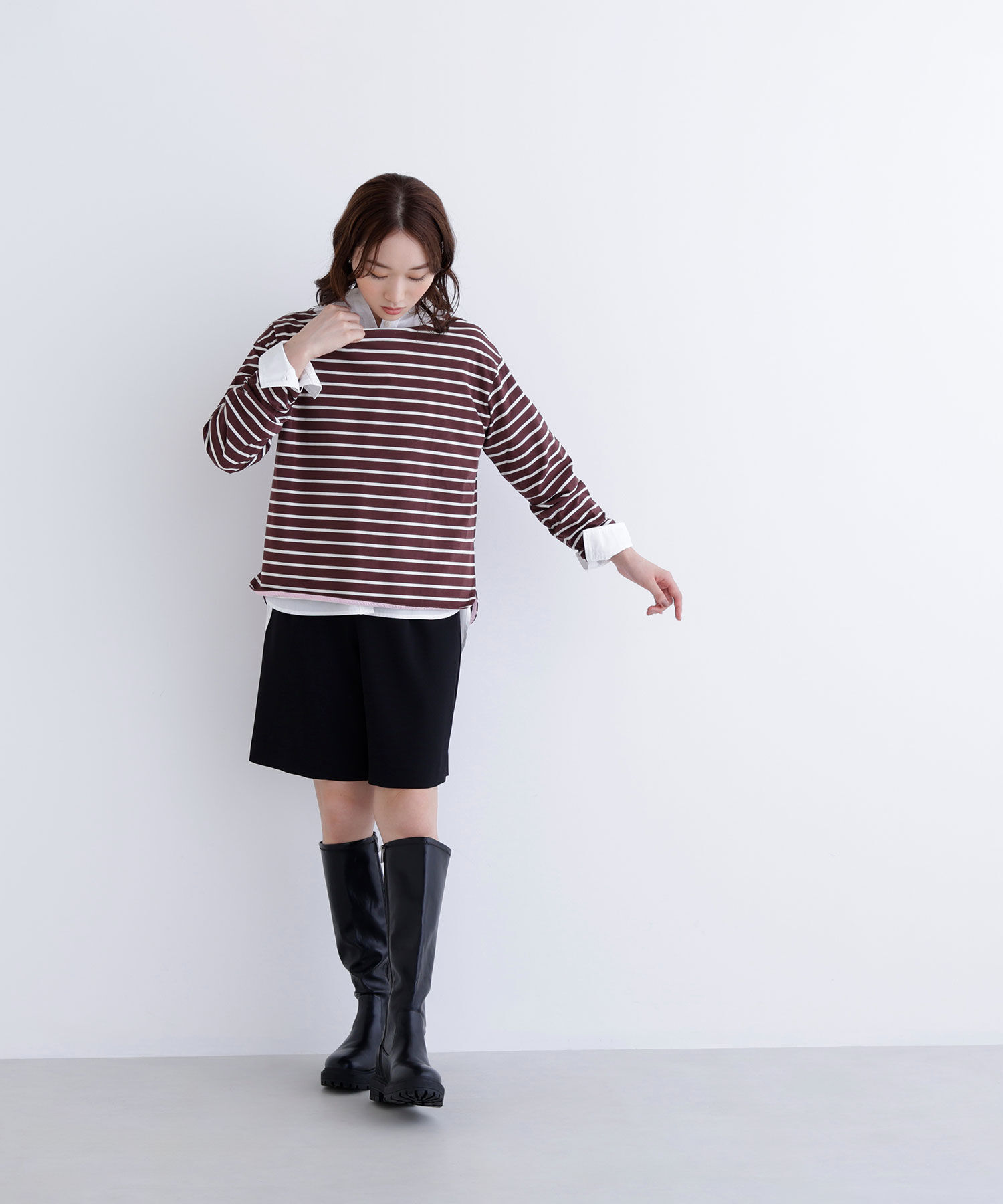  「ボーダーカットソー」|Tシャツ・カットソー|