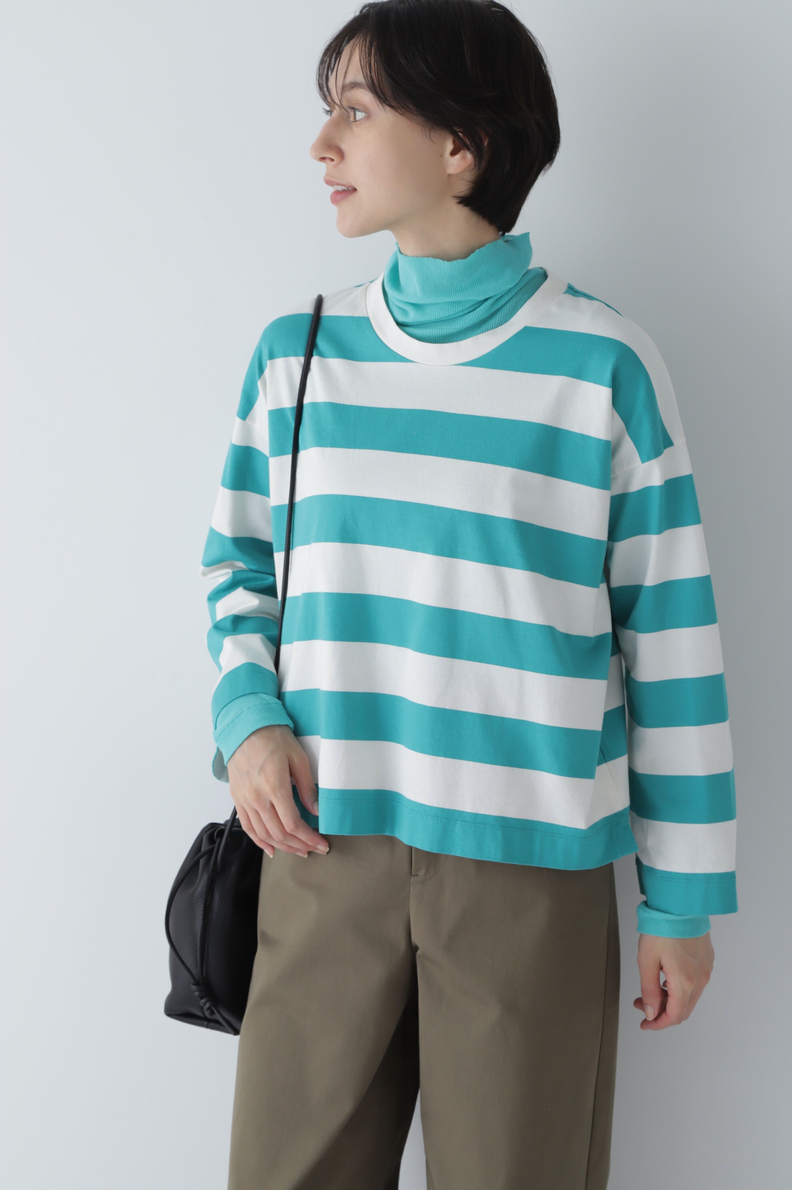  「◆太ボーダーカットソー」|Tシャツ・カットソー|オフ&times;ミント  3