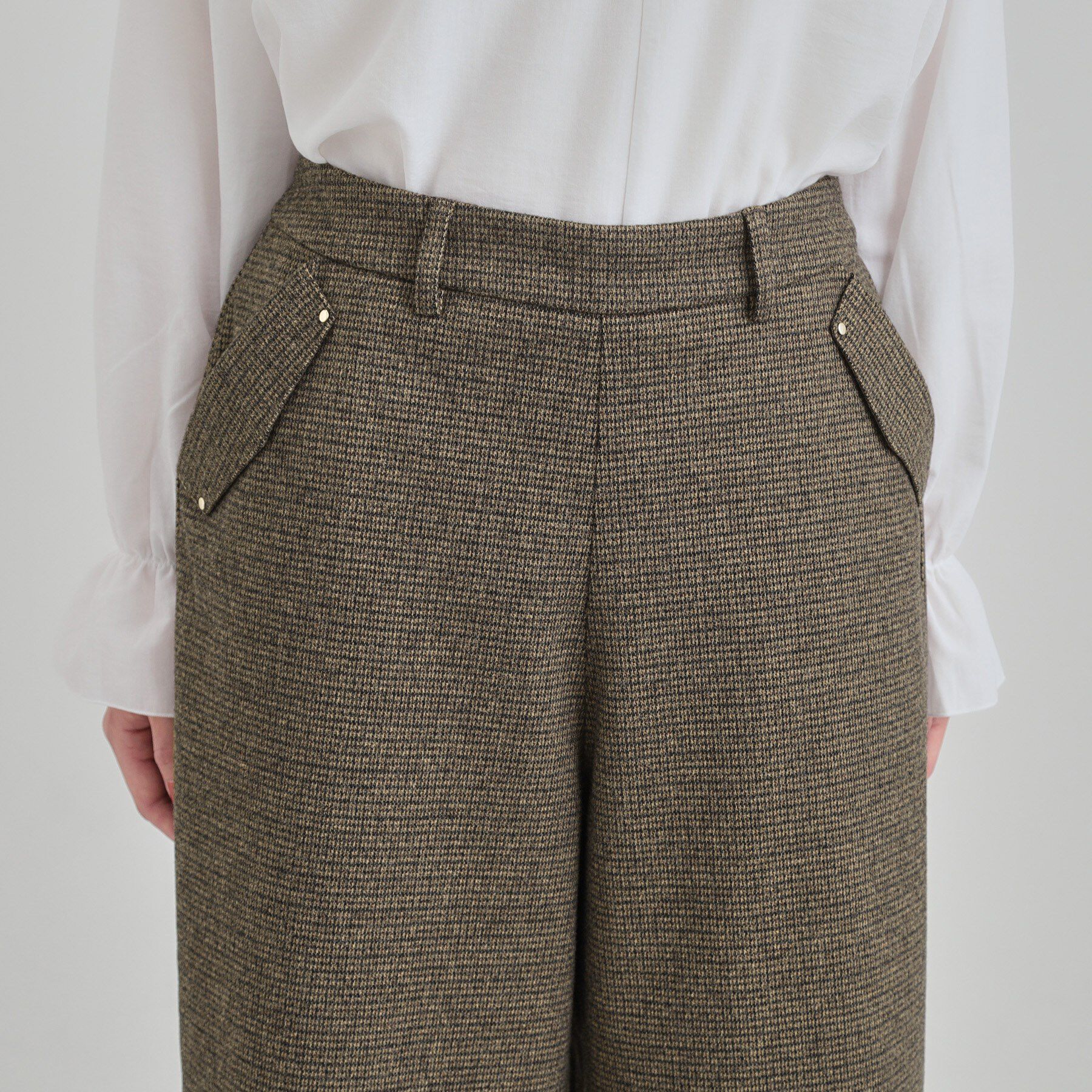 SHOO･LA･RUE「【あったか/S-LL】裏起毛ガウチョパンツ」|その他|