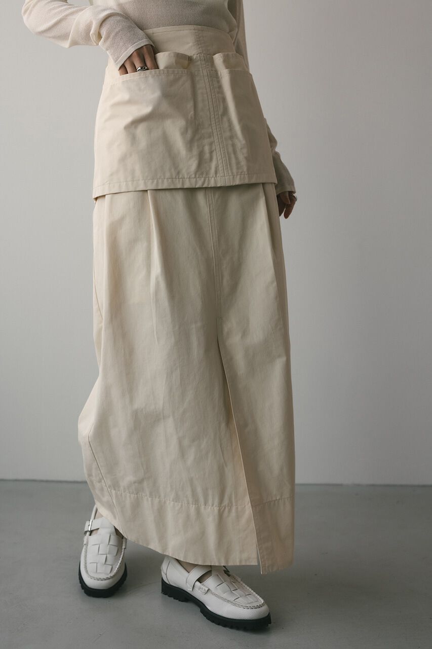 STYLEMIXER「フロントスリットタックスカート」|スカート|