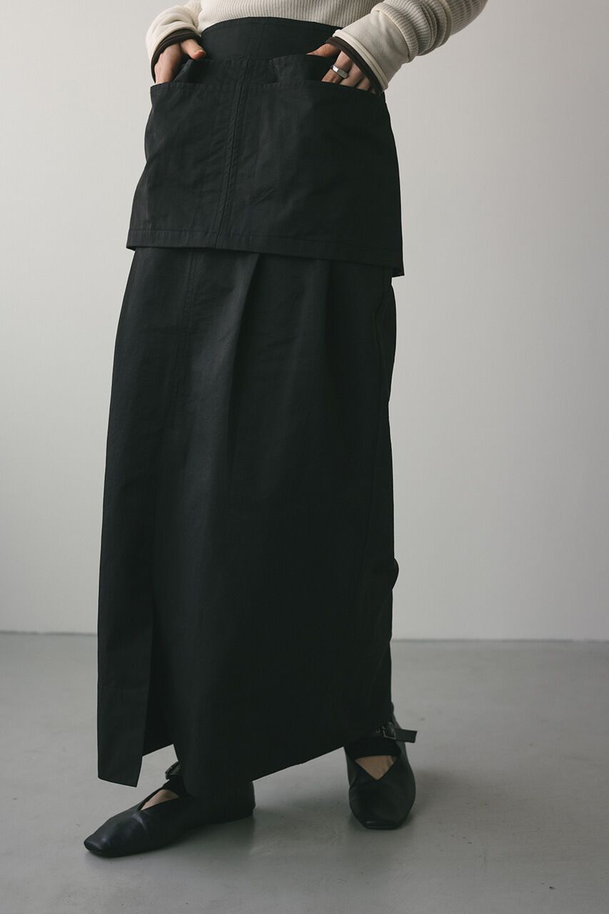 STYLEMIXER「フロントスリットタックスカート」|スカート|