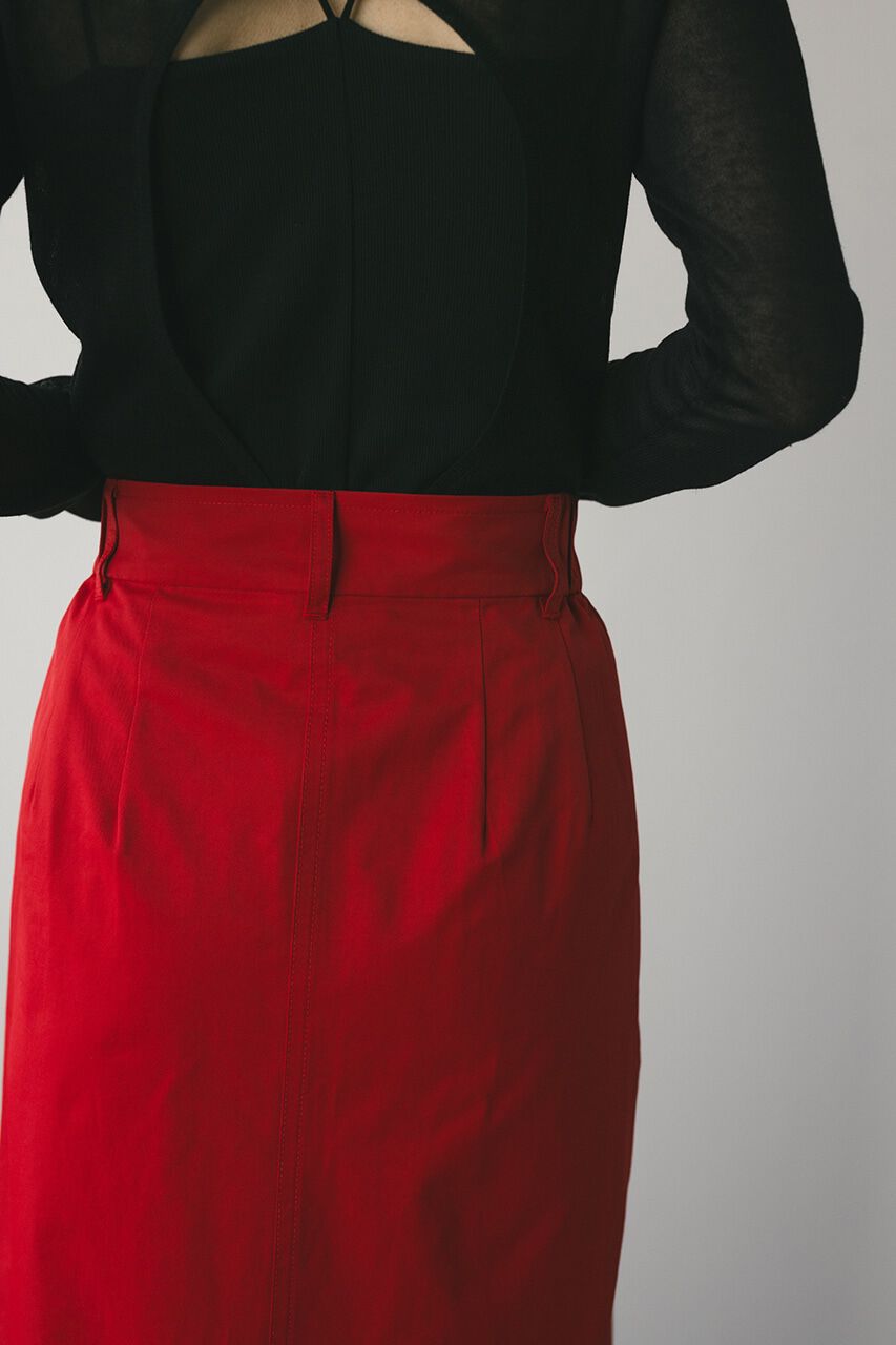 STYLEMIXER「フロントスリットタックスカート」|スカート|