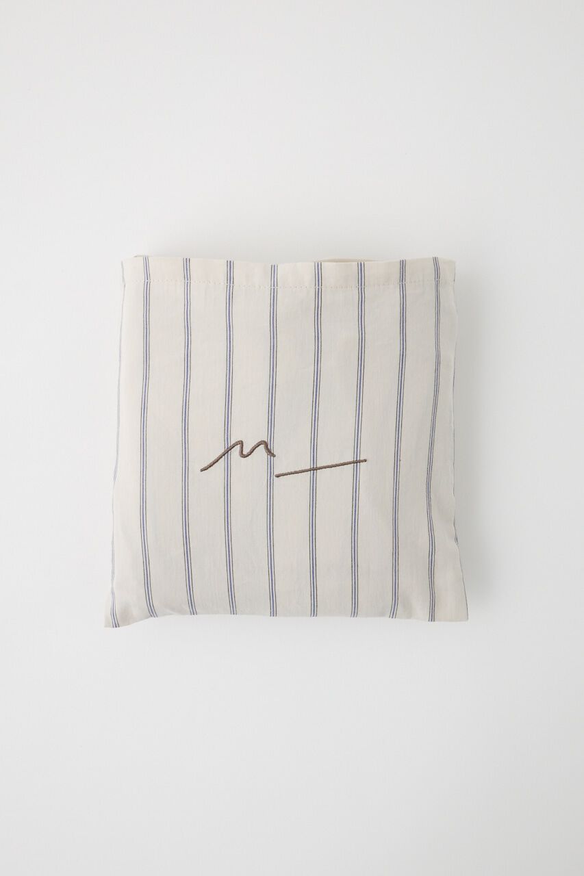 MOUSSY「ストライプ大容量トートバッグ　オーガニックコットン使用」|その他|