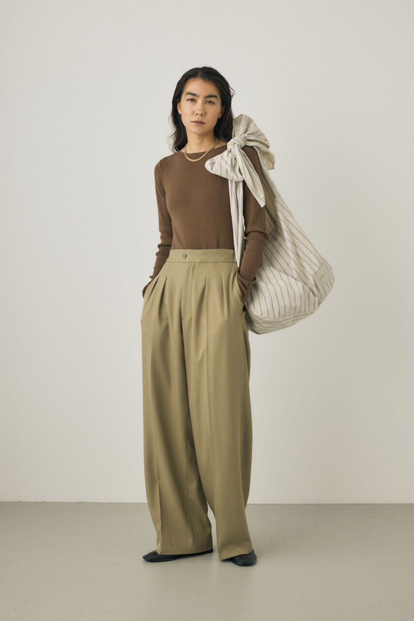 MOUSSY「ストライプ大容量トートバッグ　オーガニックコットン使用」|その他|