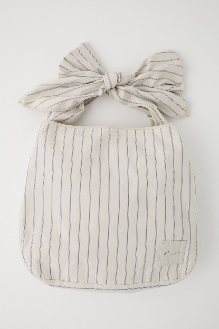 MOUSSY「ストライプ大容量トートバッグ　オーガニックコットン使用」|その他|