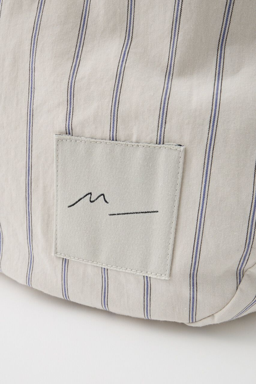 MOUSSY「ストライプ大容量トートバッグ　オーガニックコットン使用」|その他|