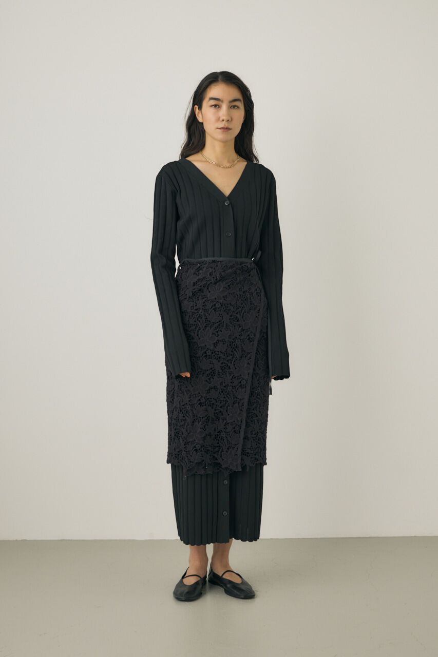 MOUSSY「2WAYニットワンピース　リサイクルポリエステル使用」|ワンピース|BLK