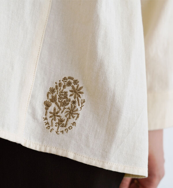 オオカミとフクロウ「オオカミと静かな夜の余白と」|シャツ・ブラウス|