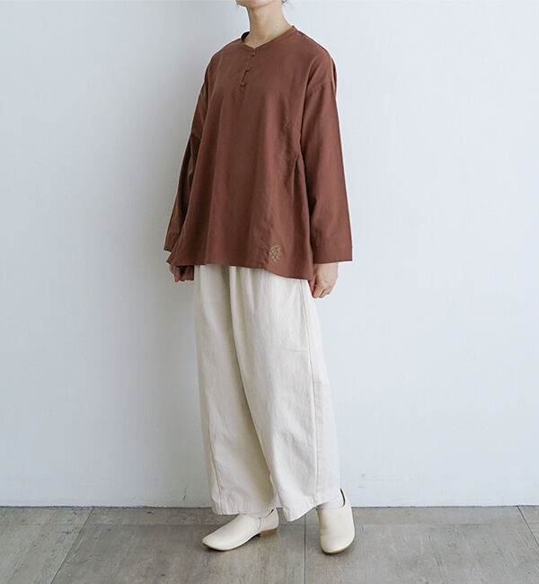 オオカミとフクロウ「オオカミと静かな夜の余白と」|シャツ・ブラウス|