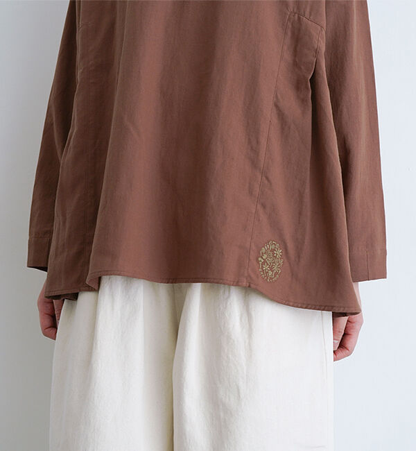 オオカミとフクロウ「オオカミと静かな夜の余白と」|シャツ・ブラウス|