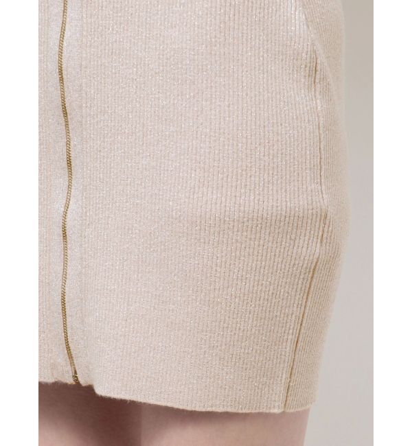 RESEXXY「ラメグリッターリブニットミニワンピース」|ワンピース|