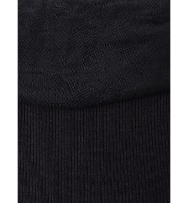 RESEXXY「シアーコンビオフショルニット」|ニット・セーター|