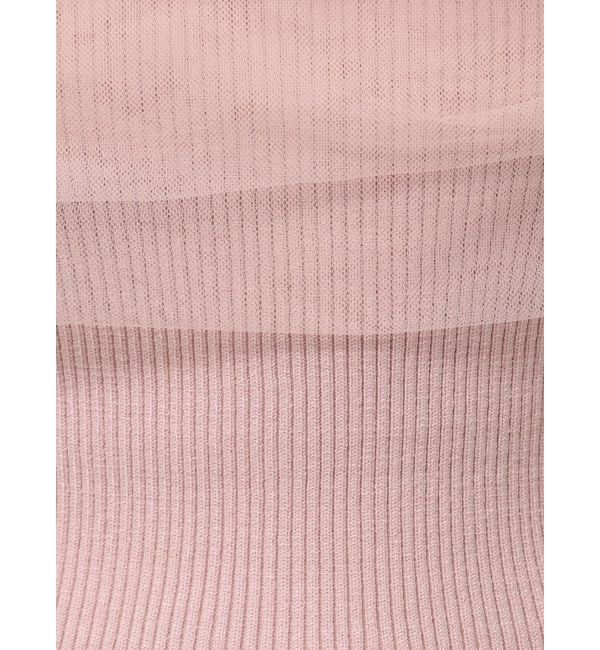 RESEXXY「シアーコンビオフショルニット」|ニット・セーター|