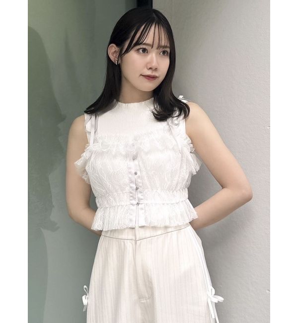 dazzlin「2wayチュールビスチェ」|キャミソール|