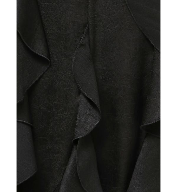 dazzlin「フリルスリットサテンスカート」|スカート|