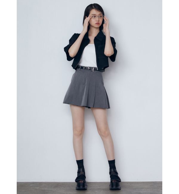 EMODA「チャームベルトプリーツスカート」|スカート|