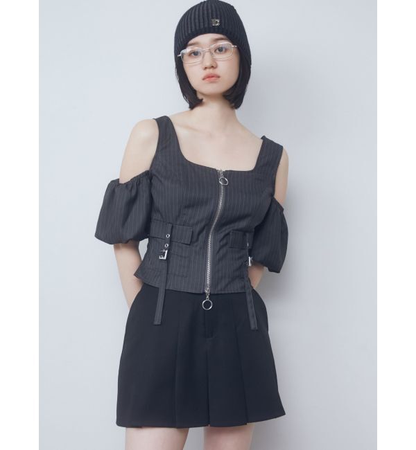 EMODA「チャームベルトプリーツスカート」|スカート|